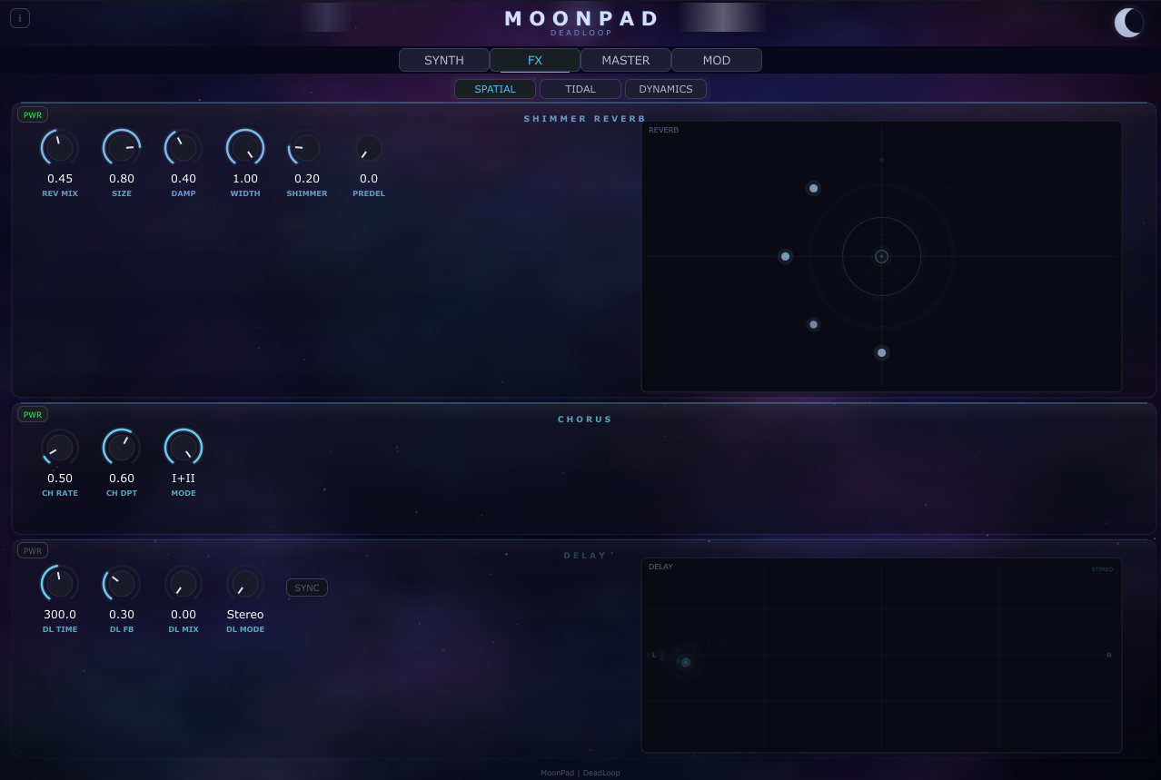 MoonPad Spatial FX